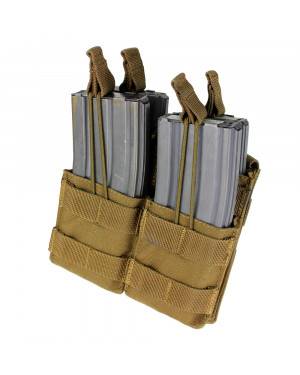 M4 Double Open-Top Mag Pouch Coyote