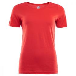 LightWool T-shirt Round Neck Woman - High Risk Red