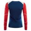Aclima Lightwool Reinforced Crew Neck Woman Insigne Blue/High Risk Red/Nature
