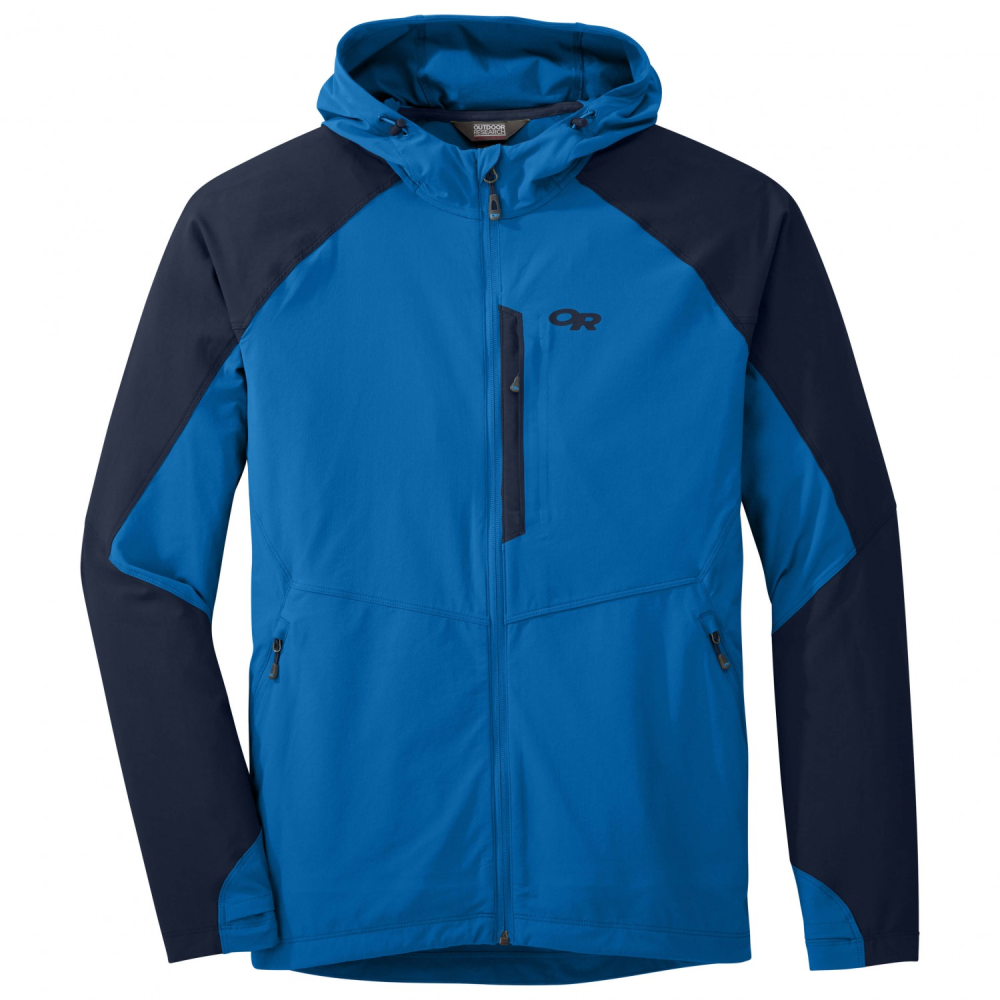 Outdoor Research Ferrosi Hoody Softshell Glacier/Night - X Large thumbnail