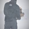 ACLIMA Woolshell Jacket With Hood Man Black - outdoorpro. dk - back