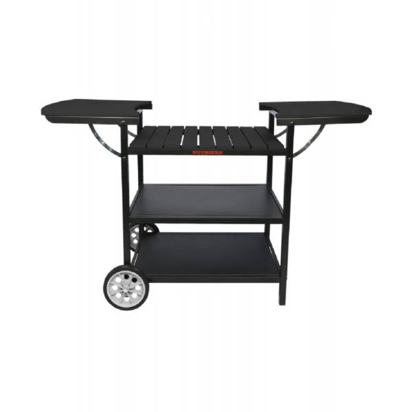 Flexi Summer Kitchen Cart, black with a