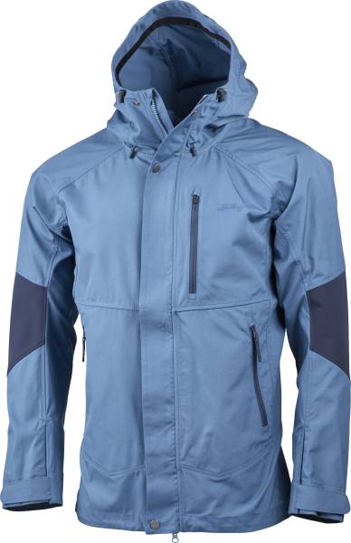 Lundhags Makke Jacket Men - Azure-Deep Blue - outdoorpro.dk - front