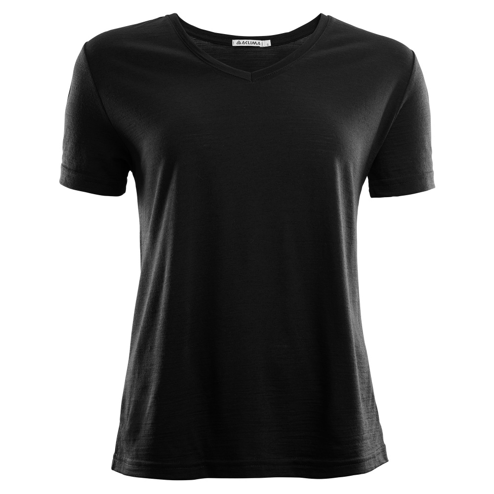 Aclima Lightwool T-Shirt Loose Fit Woman - Black - XL thumbnail