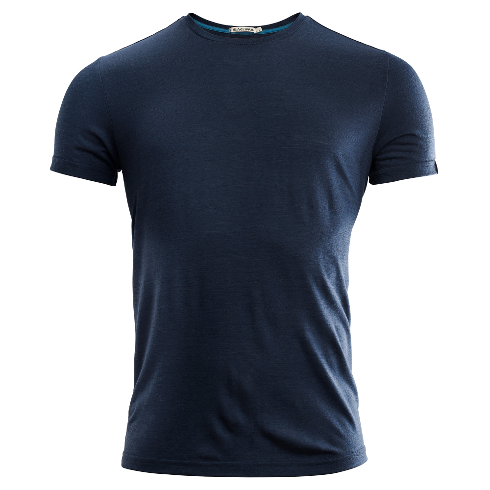Lightwool T-shirt Round Neck Man Navy Blazer - M thumbnail