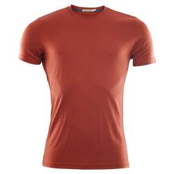 Aclima Lightwool T-shirt Round Neck Man Red Ochre - outdoorpro.dk