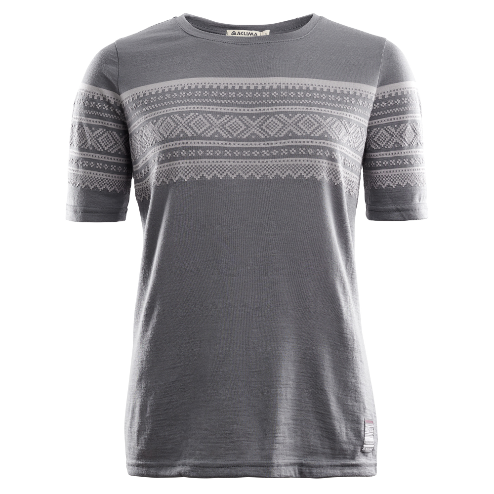 Aclima Designwool Marius T-Shirt Woman Castle Rock / Paloma Grey - XXXL thumbnail