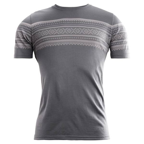 Aclima - Designwool Marius T-Shirt Man Castle Rock / Paloma Grey - outdoorpro.dk