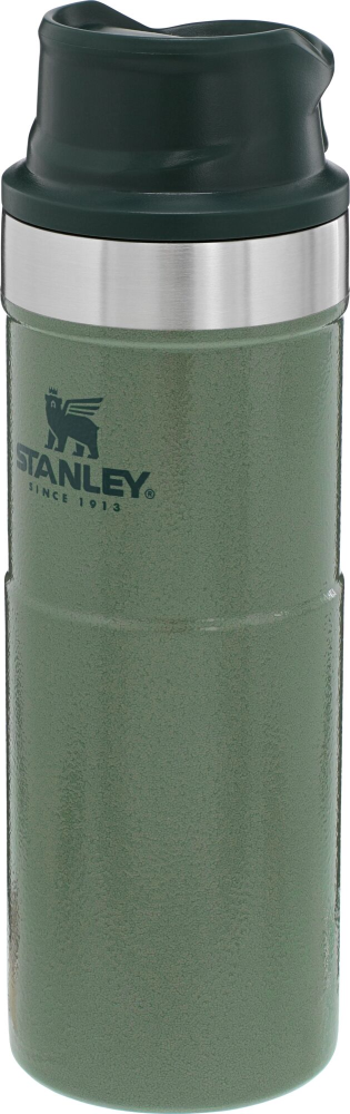 Stanley Classic Trigger-Action Travel Mug .47L Hammertone Green thumbnail