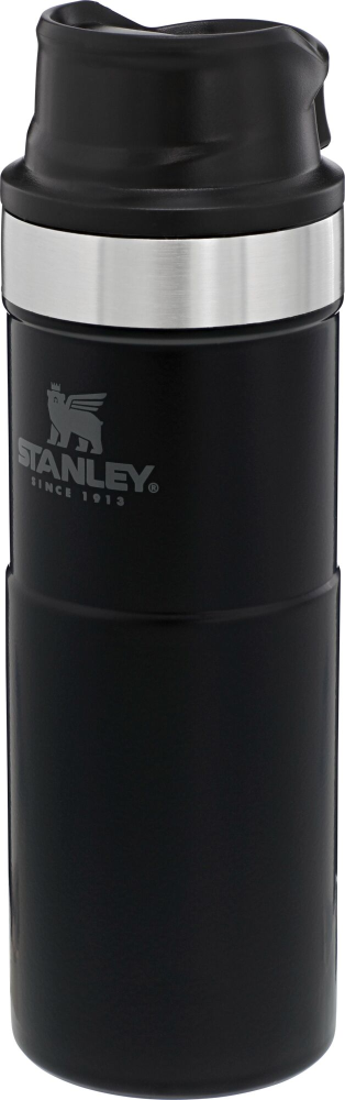 Stanley Classic Trigger-Action Travel Mug .47L Matte Black thumbnail