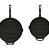Grill Fire Skillet gp35 and gp30 with one pan handle