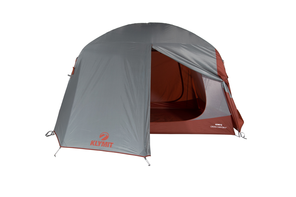 Cross Canyon 4 Tent - Red/Grey thumbnail