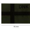 Clawgear Dual IR Patch Flag DNK Ral7013, som kan ses i mørke