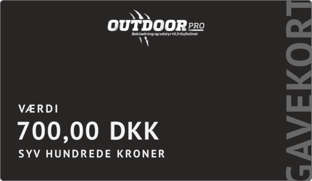 OutdoorPro.dk Gavekort 700 thumbnail