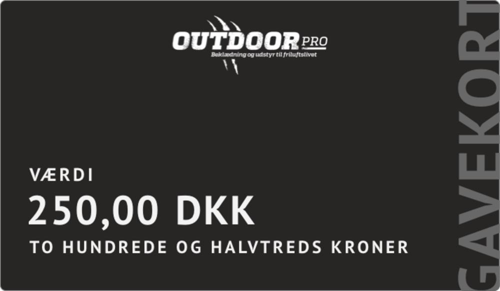 OutdoorPro.dk Gavekort 250 thumbnail