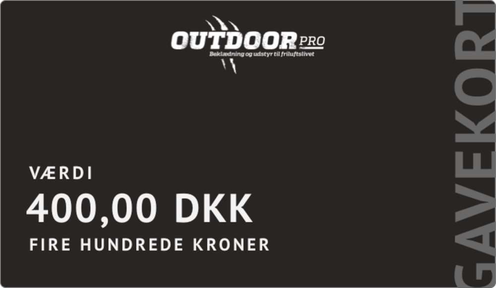 OutdoorPro.dk Gavekort 400 thumbnail