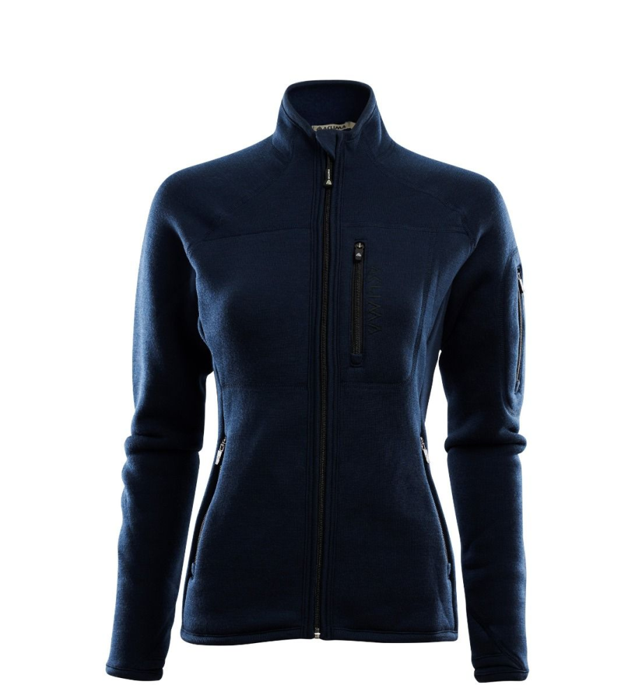 Aclima FleeceWool Jacket Woman - Navy Blazer - XS thumbnail