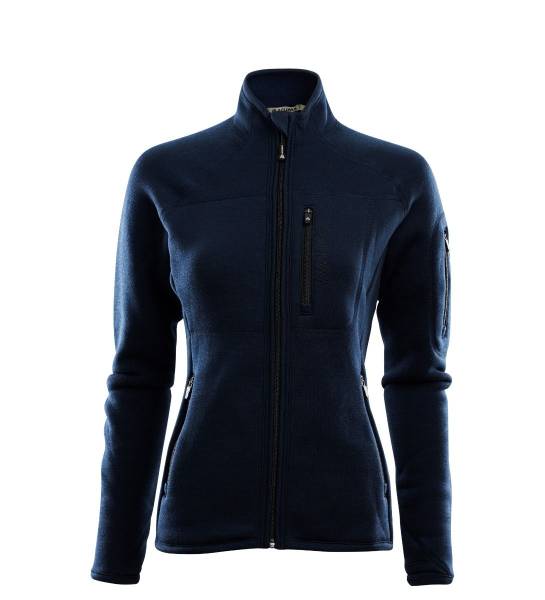 Aclima Fleecewool jacket Women - Navy Blazer - outdoorpro.dk