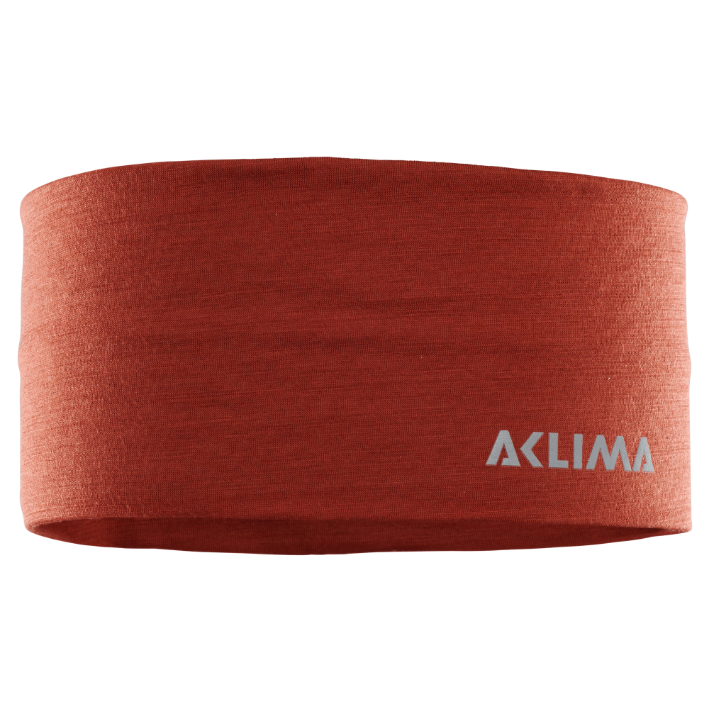 Aclima LightWool Headband - Red Ochre - S
