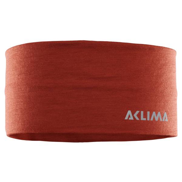 Aclima Lightwool Headband - Red Ochre - outdoorpro.dk