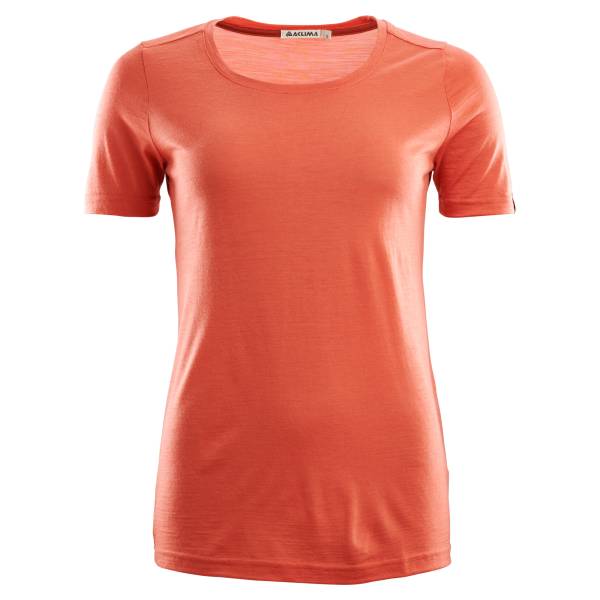 Aclima Lightwool T-Shirt Women - Burnt Sienna - outdoorpro.dk