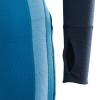 Aclima Warmwool Overall 3/4 Women - Blue Sapphire / Navy Blazer / Azure Blue - detail - outdoorpro.dk