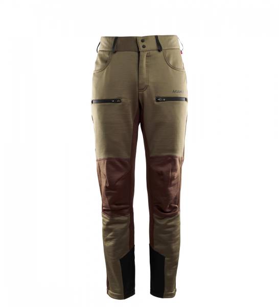 Aclima Woolshell Pant Mens - Capers / Dark Earth - front - outdoorpro.dk
