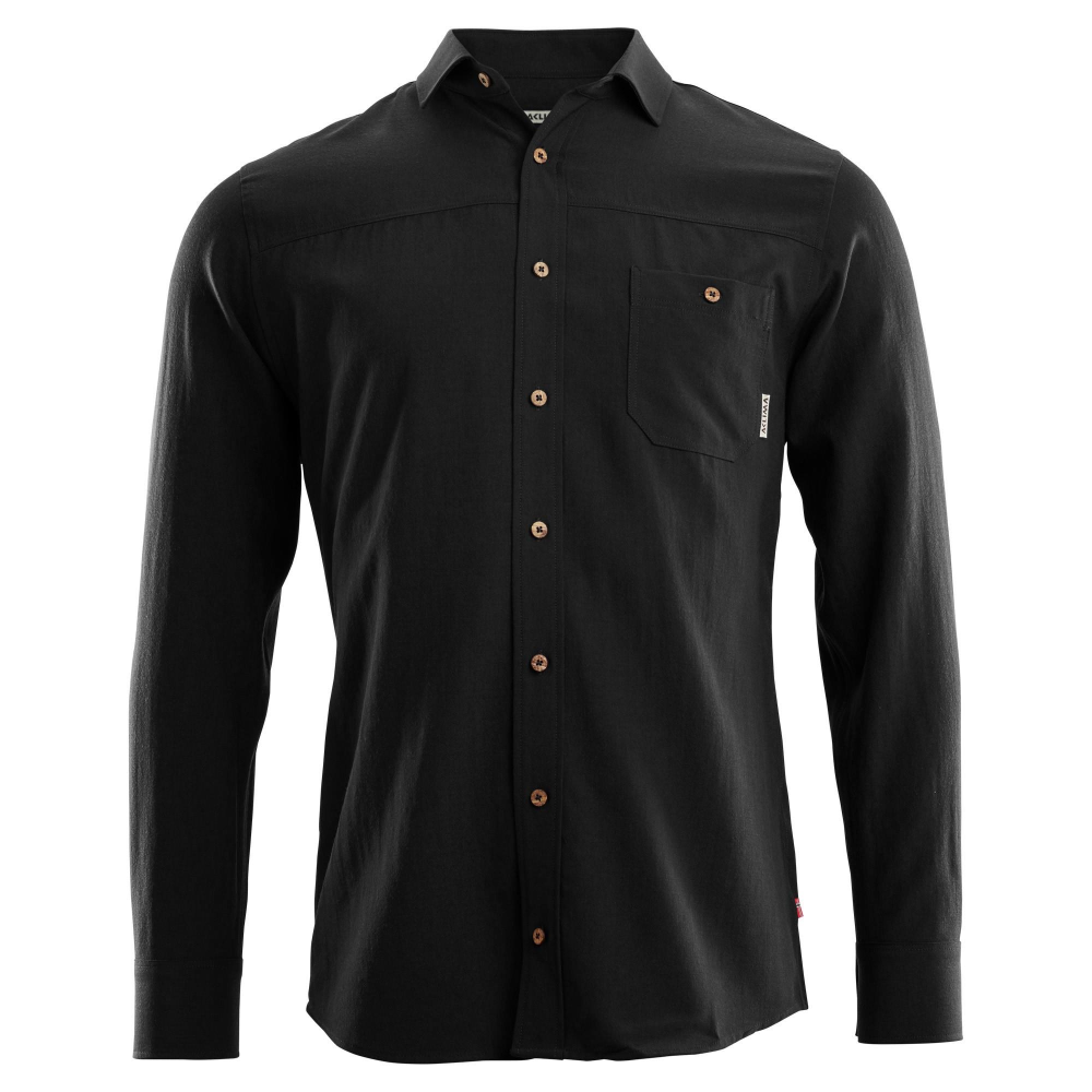Aclima LeisureWool Woven Wool Shirt Man - Jet Black - XL
