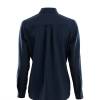Aclima Leisurewool Woven Wool Shirt Women - Navy Blazer - back - outdoorpro.dk