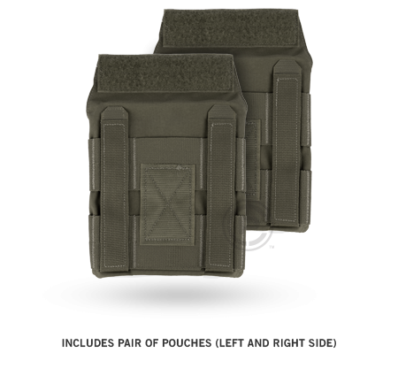 Crye Precision JPC Side Plate Pouch Set - Ranger Green thumbnail