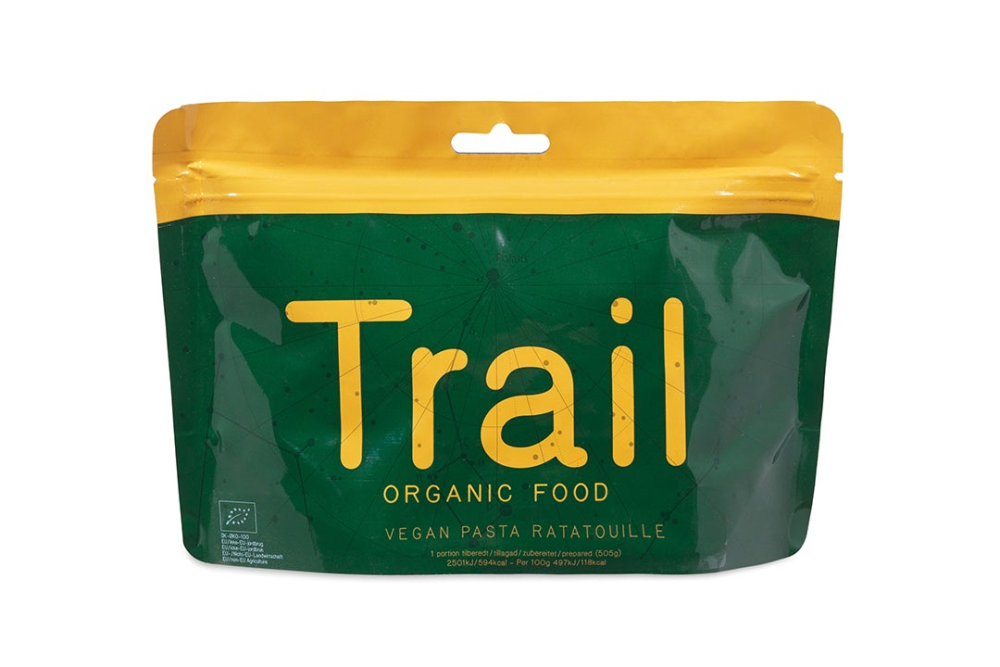 Trail Organic Food Vegan ratatouille with pasta thumbnail