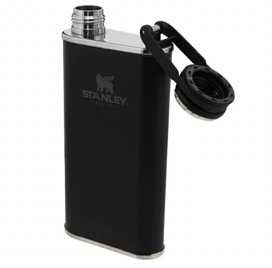 Stanley - Classic Flask 0.23L - Black  - outdoorpro.dk