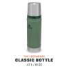 Stanley Classic Bottle Vacuum Bottle .47L - Hammertone Green - outdoorpro.dk