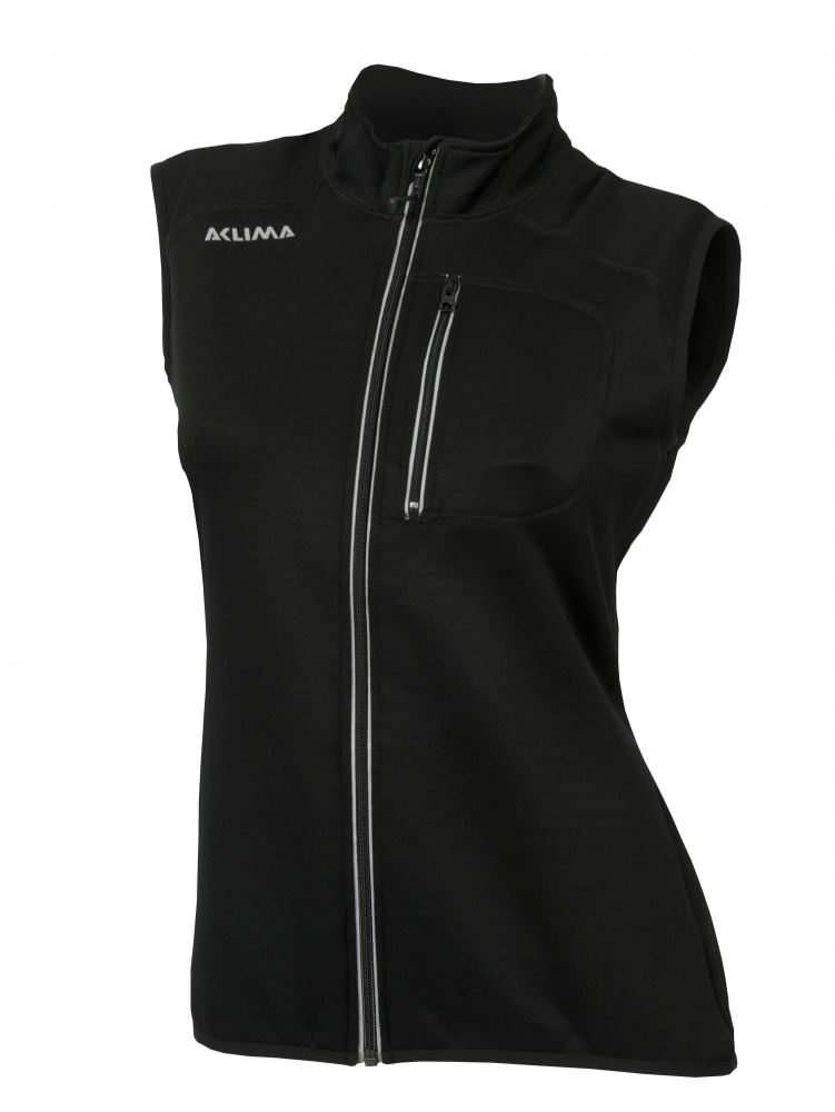 Aclima WoolShell Vest Woman - Jet Black - Large thumbnail