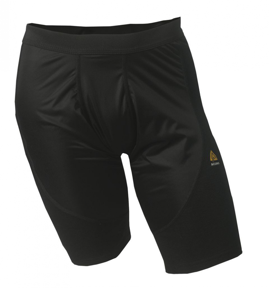 Aclima WarmWool Shorts w/Windstopper Man - Jet Black - XSmall