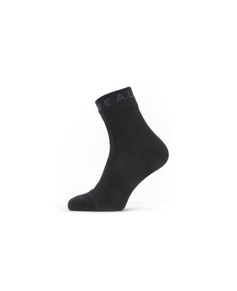 Sealskinz Waterproof all weather ankle sock with hydrostop Black-Grey - 39-42 = Medium thumbnail
