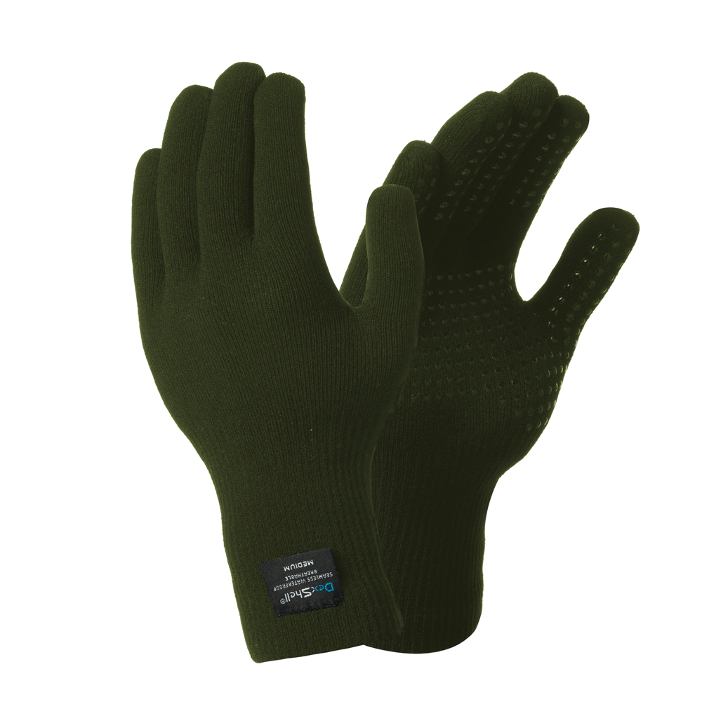 DexShell Thermfit Glove - Vandtætte handsker Olive - Onesize thumbnail
