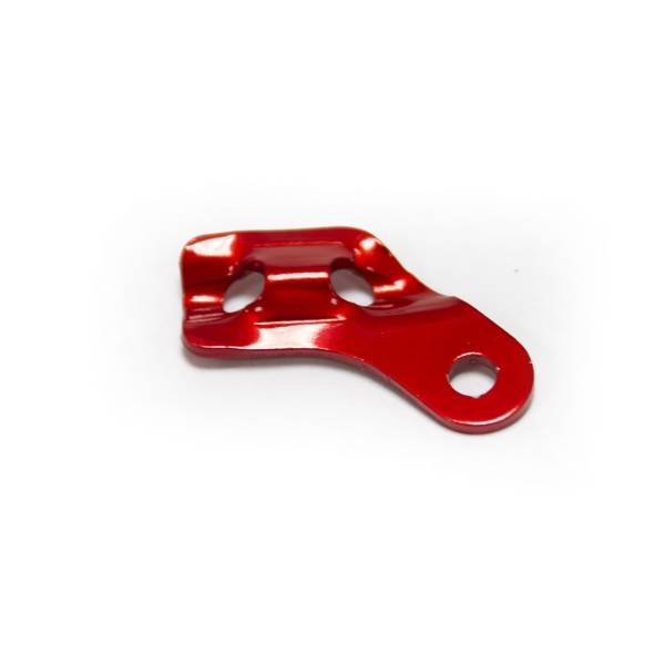 Guy Line Spanner - 10 stk - Rød metal klips som også hedder en badunstrammer