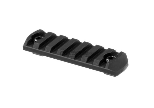 M-LOK Rail Section Aluminium 7 Slots Black