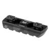 M-LOK Rail Section Aluminium 5 Slots Black