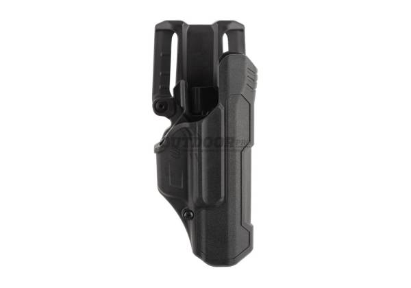 T-Series L2D Duty Holster for Glock 17/19/22/23/34/35 Right Side Black