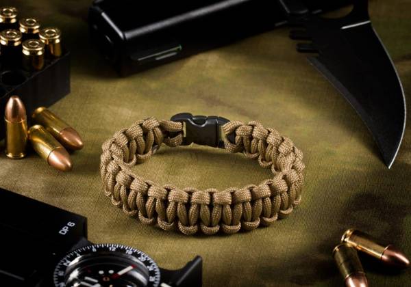 Paracord Bracelet Compact Coyote