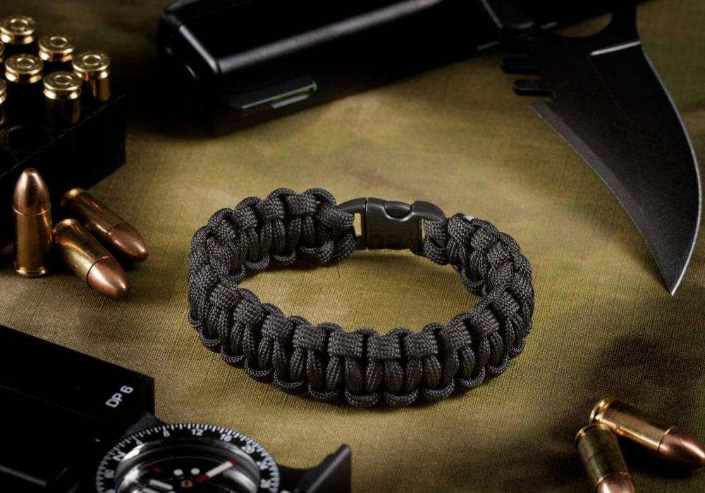 Invader Gear Paracord Bracelet Compact Black