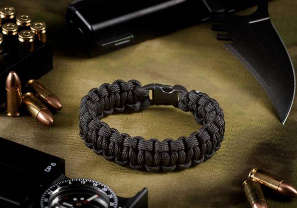 Paracord Bracelet Compact Black