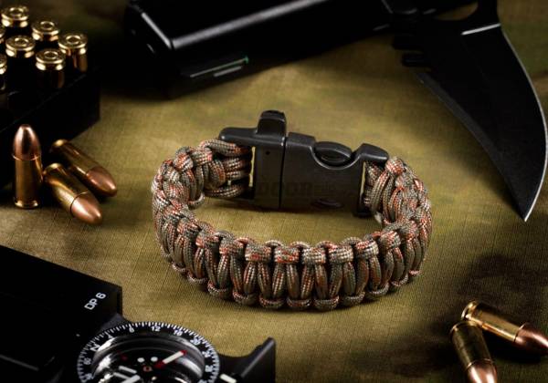 Survival Bracelet OD Camo