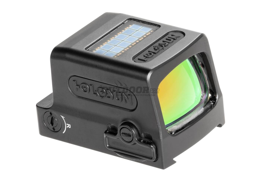 Holosun HE509-RD Solar Powered Red Dot Sight with MOS Mounting Plate ACSS Vulcan Black