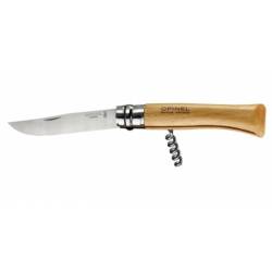 Proptrækkerkniv N°10 rustfri stål & bøg
