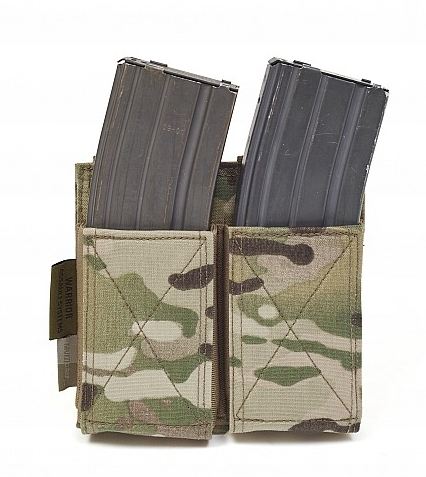Warrior Assault Systems Double Elastic Mag Pouch Multicam thumbnail