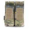 Double M4 5.56mm Mag Pouch i Multicam