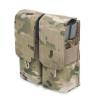 Double M4 5.56mm Mag Pouch i Multicam